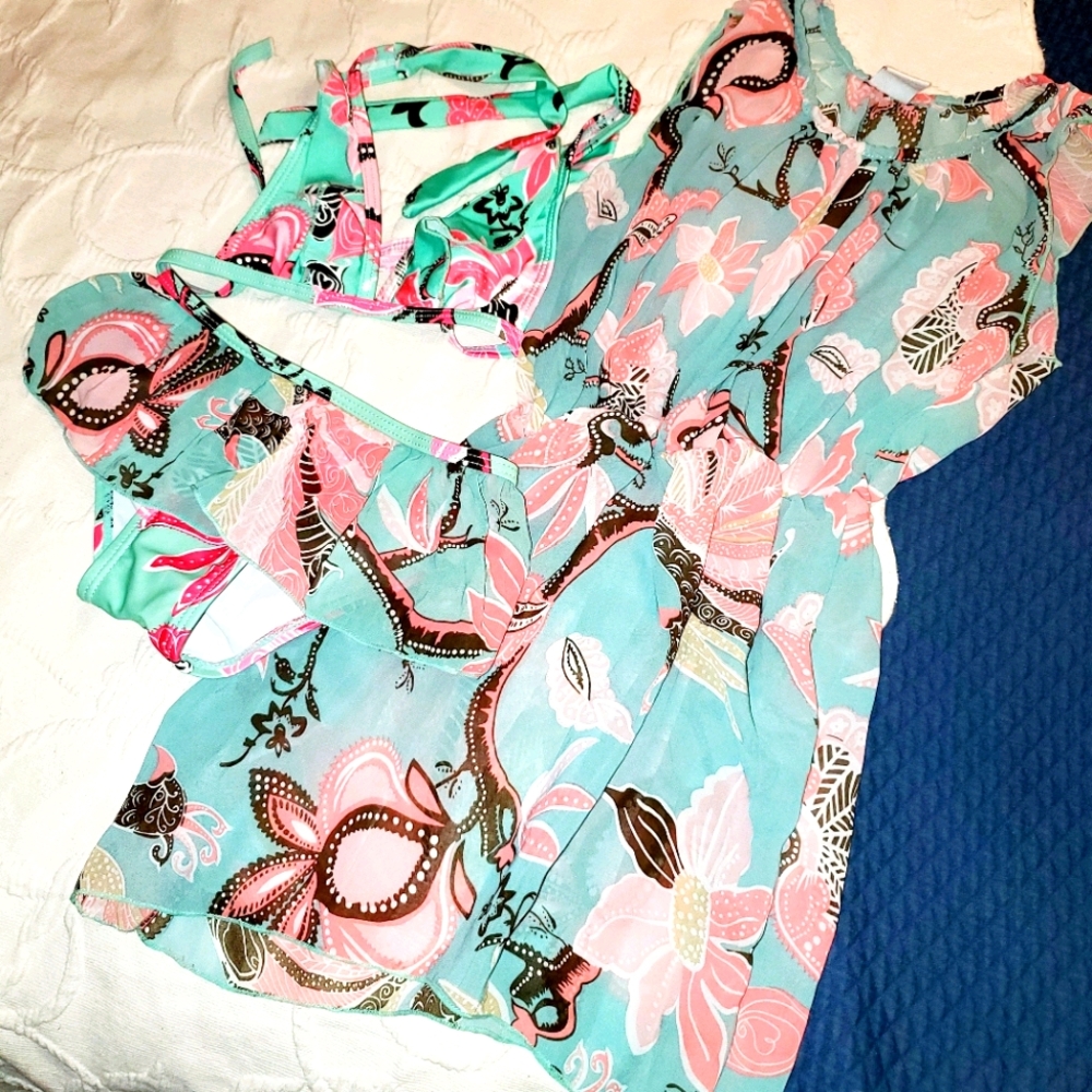 Bathing suit and coverup